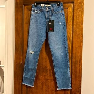 Levi’s Wedgie High Rise Tapered Leg Jeans